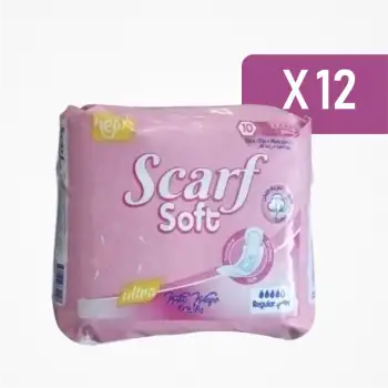 Scarf Soft Hijyen Günlük Pedi Ultra İnce 10lu Paket x 12 Paket (120 Adet)
