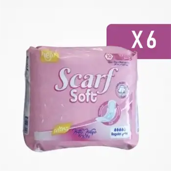 Scarf Soft Hijyen Günlük Pedi Ultra İnce 10lu Paket x 6 Paket (60 Adet)
