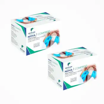 Seyitler Nova Nonwoven Kompres Steril 7,5cm x 7,5cm Spanç 100lü Kutu - 2 Kutu