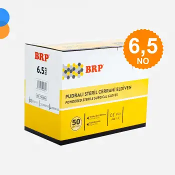 Steril Eldiven Lateks Pudralı 50li Kutu - No: 6,5