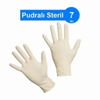 Steril Eldiven Lateks Pudralı 50li Kutu - No: 7