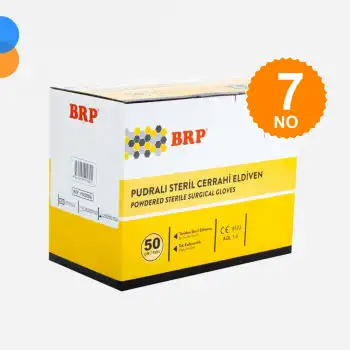 Steril Eldiven Lateks Pudralı 50li Kutu - No: 7