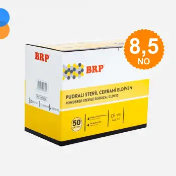 Steril Eldiven Lateks Pudralı 50li Kutu - No: 8,5