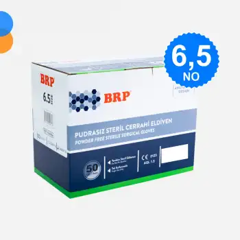 Steril Eldiven Lateks Pudrasız 50li Kutu - No: 6,5
