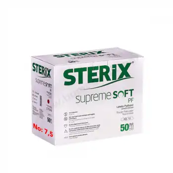 Sterix Steril Eldiven Pudrasız 50li Kutu - No: 7,5