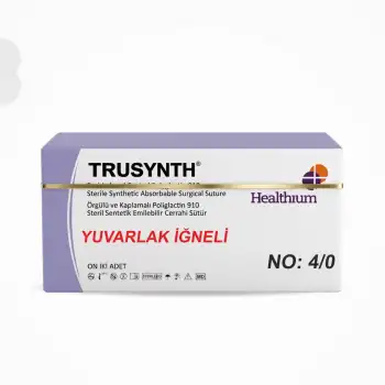 Trusynth PGA Sütür (Emilebilir) YUVARLAK İğneli 12li Kutu No: 4/0