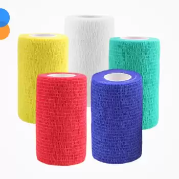 Tules Flex Bandaj 10 cm x 4,5m Kendinden Yapışkanlı
