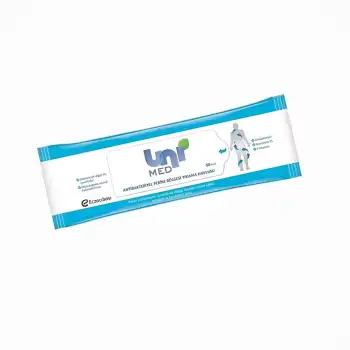 Unimed Antibakteriyel Vücut Yıkama Havlusu 50li Paket