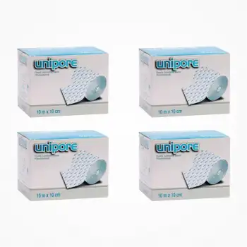 Unipore Fix Esnek Flaster 10cm x 10m - 4 Adet