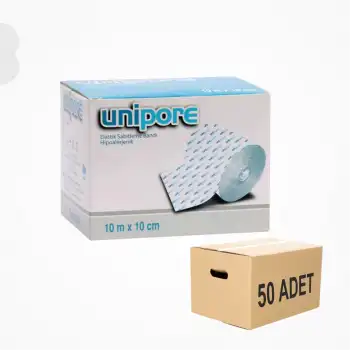 Unipore Fix Esnek Flaster 10cm x 10m - 50 adet