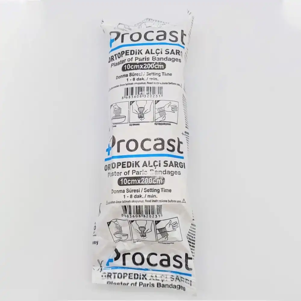 Procast Alçı Sargı 10cm x 200cm 1 Adet