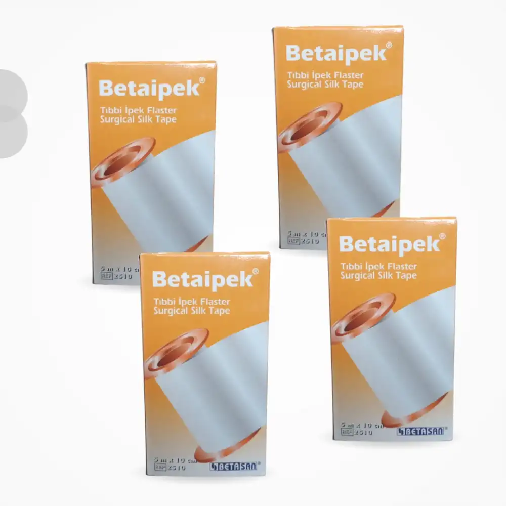 Beta İpek Flaster 10cm x 5m - 4 Adet