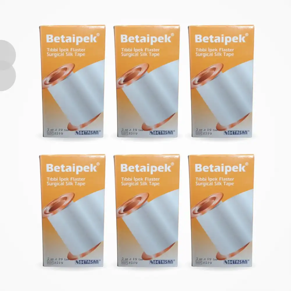 Beta İpek Flaster 10cm x 5m - 6 Adet