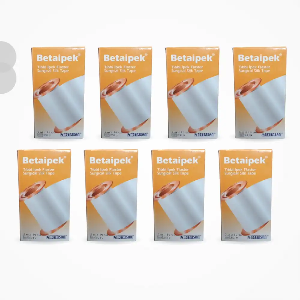 Beta İpek Flaster 10cm x 5m - 8 Adet