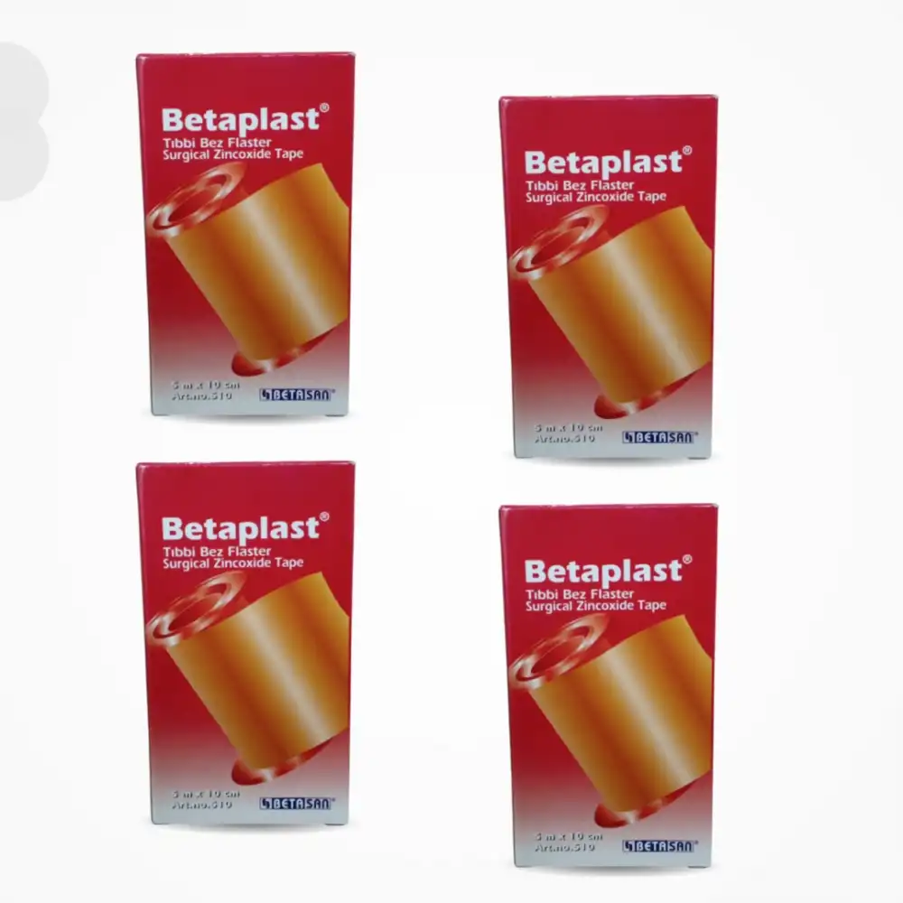BetaPlast Tıbbi Bez Flaster 10cm x 5m - 4 Adet