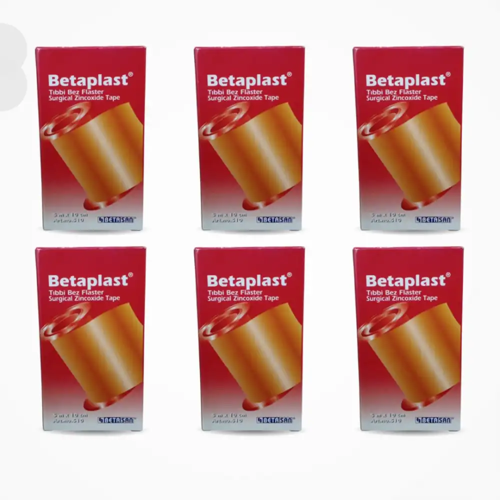 BetaPlast Tıbbi Bez Flaster 10cm x 5m - 6 Adet