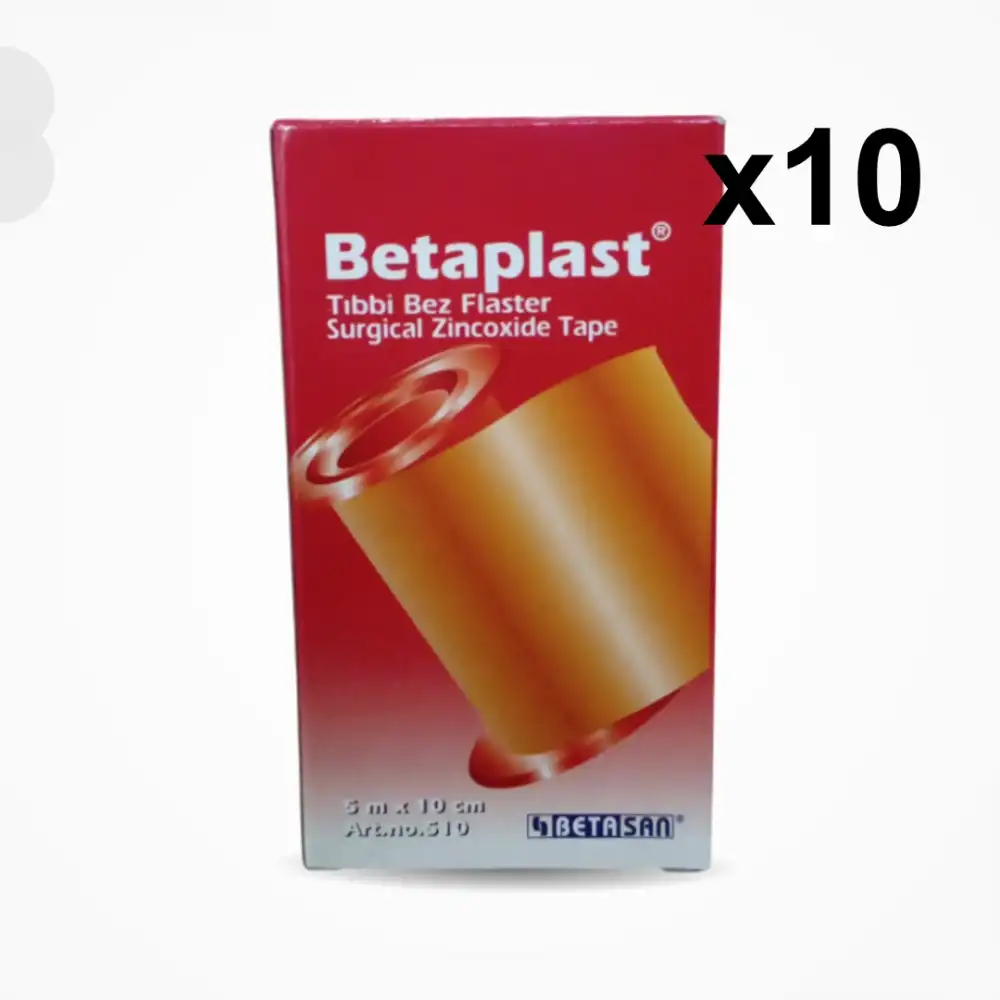 BetaPlast Tıbbi Bez Flaster 10cm x 5m - 10 Adet