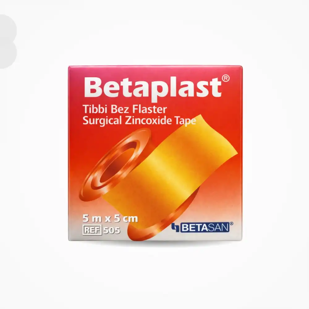 BetaPlast Tıbbi Bez Flaster 5cm x 5m - 4 Adet