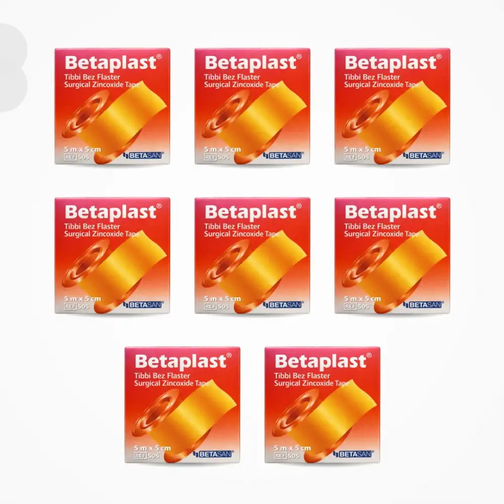 BetaPlast Tıbbi Bez Flaster 5cm x 5m - 8 Adet