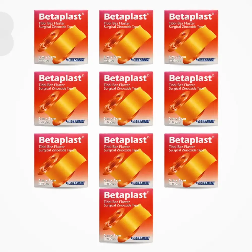 BetaPlast Tıbbi Bez Flaster 5cm x 5m - 10 Adet