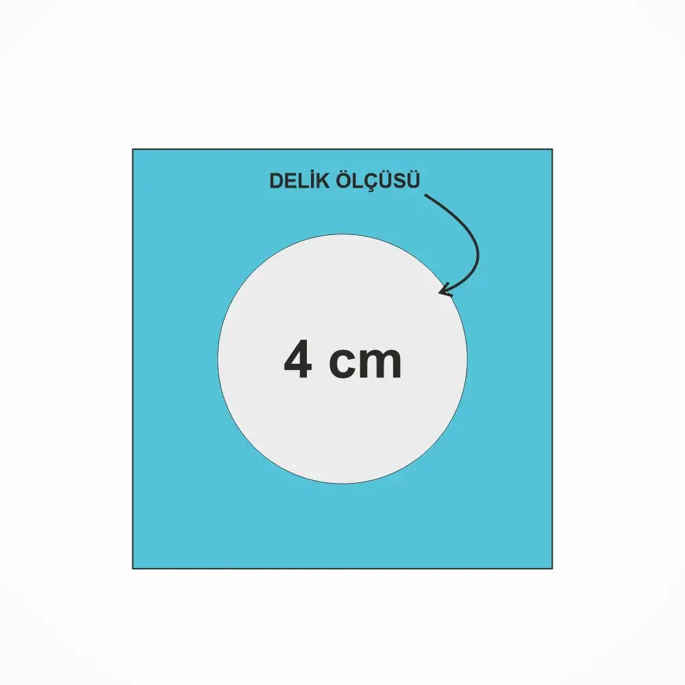 Steril Cerrahi Delikli Serviyet Örtüsü 60cm x 90cm - 10 Adet