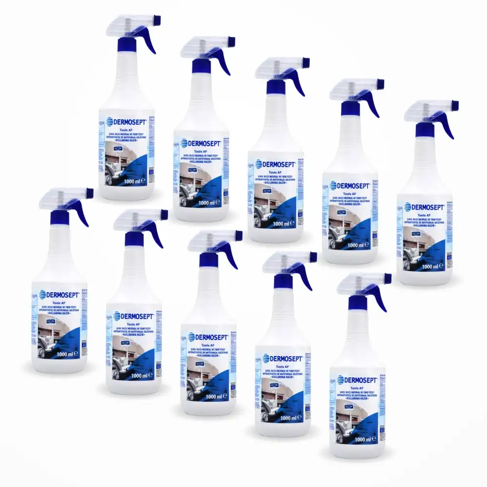 Dermosept Alet Yüzey Dezenfektanı Tools Af 1000 ml - 10 Adet