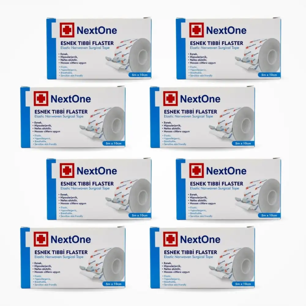 Nextone Esnek Fix Tıbbi Flaster Nonwoven 10cm x 5m - 8 Adet
