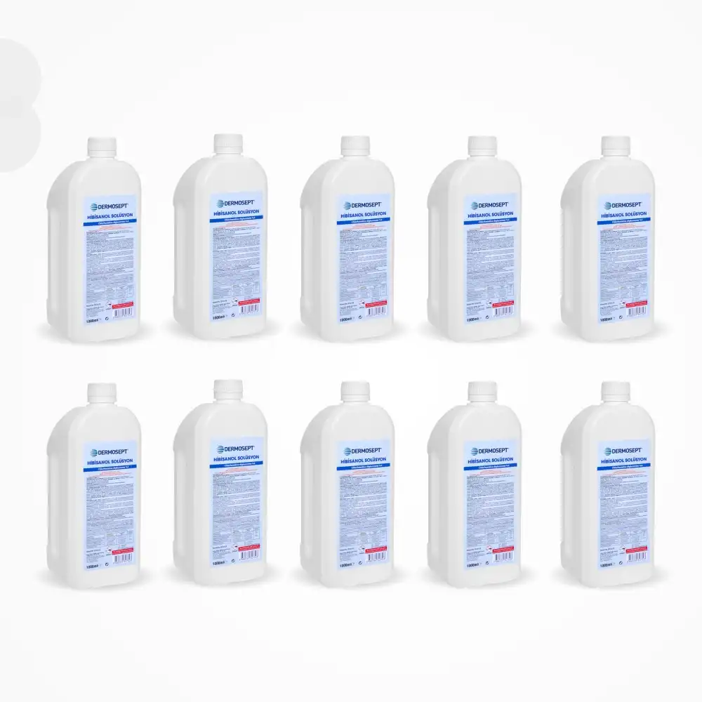 Dermosept Hibisanol Solüsyon Klorheksidin (CHLORHEXİDİNE %4) 1 LT - 10 Adet