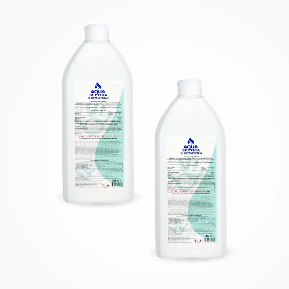 Aqua El ve Cilt (Septica) Dezenfektanı 1LT - 2 Adet