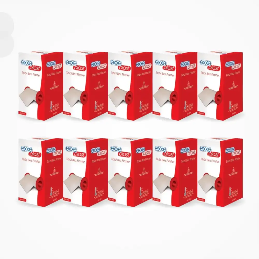 Exxe Plast Tıbbi Bez Flaster 10cm x 5m - 10 Adet