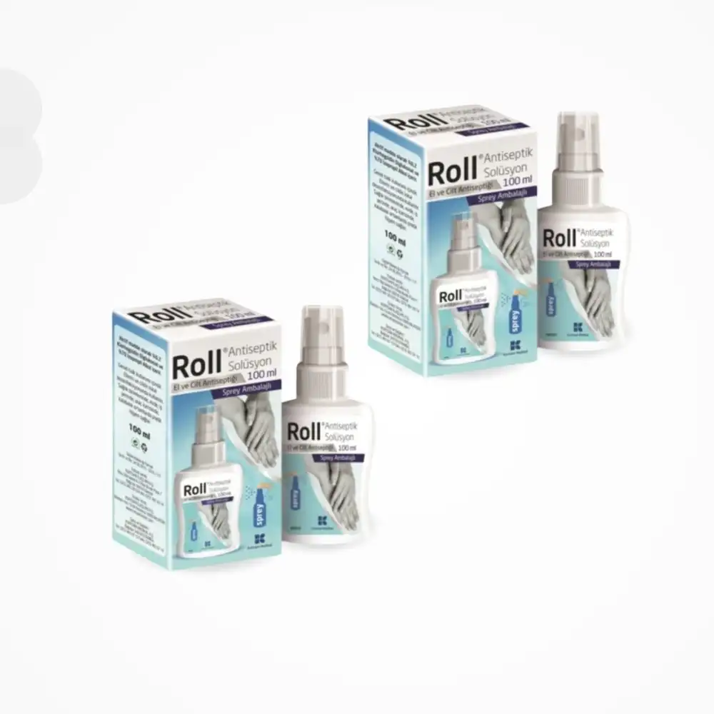 Roll Sprey El ve Cilt Dezenfektanı (Antiseptik) 100 ml - 2 Adet