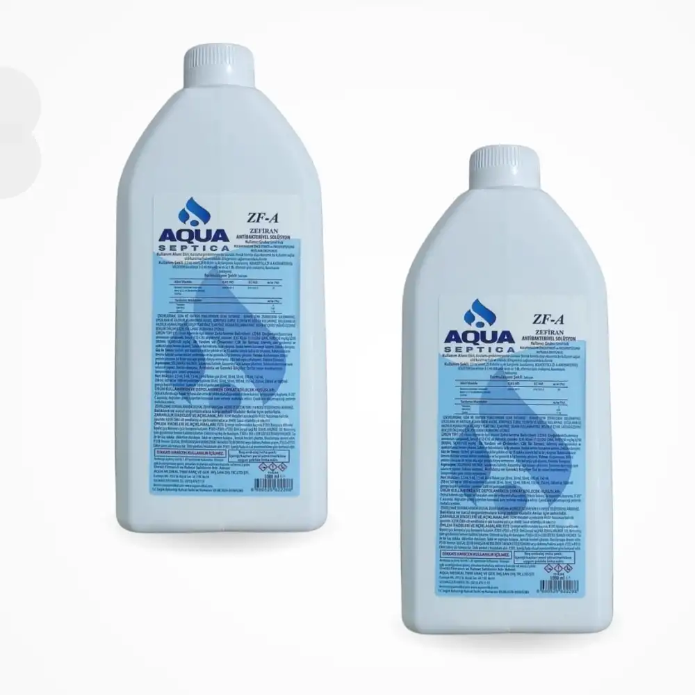 Aqua Zefiran (Antibakteriyel Çözelti) 1 LT - 2 Adet