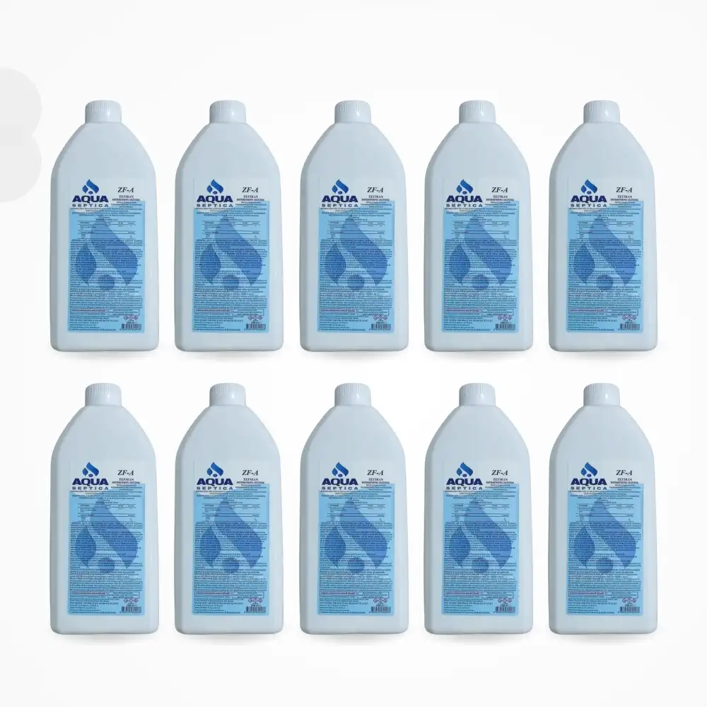 Aqua Zefiran (Antibakteriyel Çözelti) 1 LT - 10 Adet