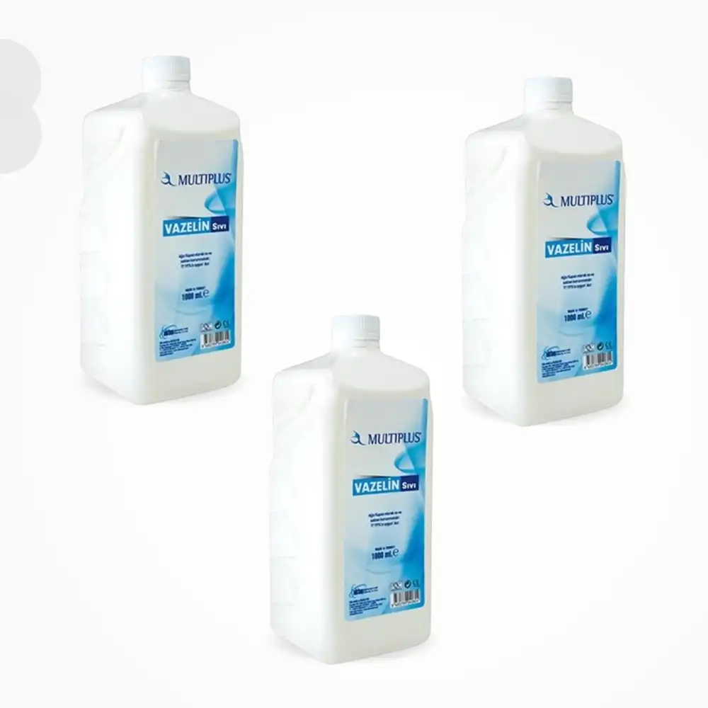 Multiplus Sıvı Vazelin (Krem ve Losyonlar için) 1 Litre - 3 Adet