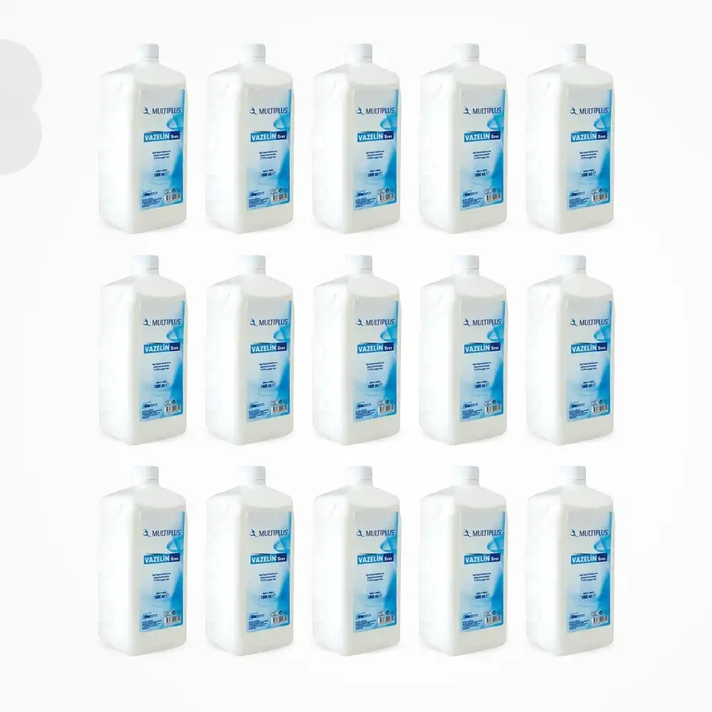 Multiplus Sıvı Vazelin (Krem ve Losyonlar için) 1 Litre - 15 Adet