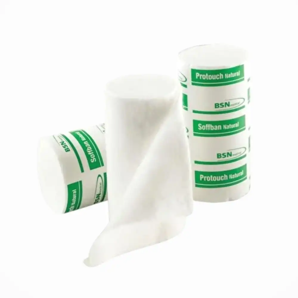 Soffban Natural Alçı Altı ve Lenf Ödem Bandajı Pamuğu 10cm x 2,7m  - 1 Adet