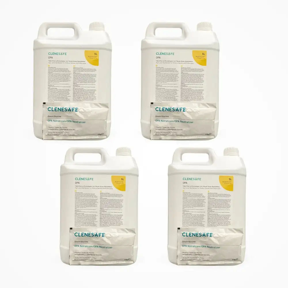 OPA Tıbbi Cihaz ve Endoskop Dezenfektanı 5 LT - 4 Adet (1 Koli)