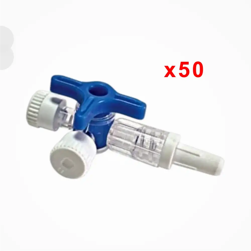 Easyflow Üç Yollu Musluk Mavi 50li Kutu