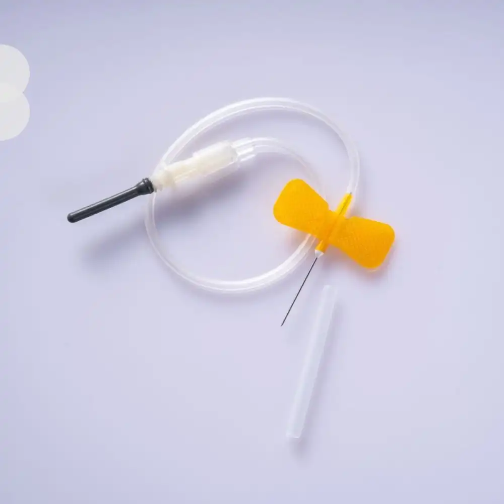 Ayset Kelebek Seti Vakumlu Sarı (Kan Alma Seti) - 50 Adet