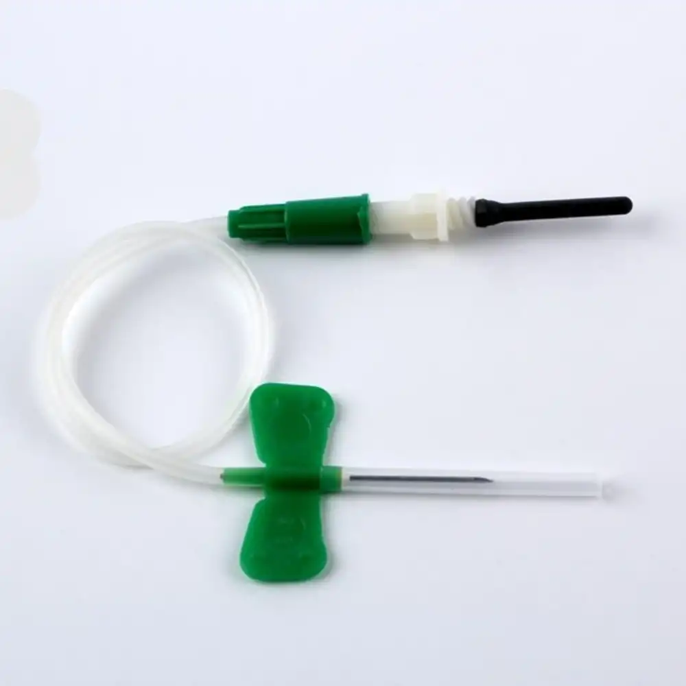 Ayset Kelebek Seti Vakumlu Yeşil (Kan Alma Seti) - 50 Adet