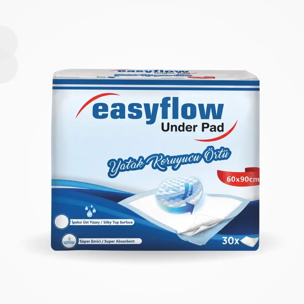 Easyflow Yatak Koruyucu 60cm x 90cm 30lu Paket x 6 Paket (180 Adet)