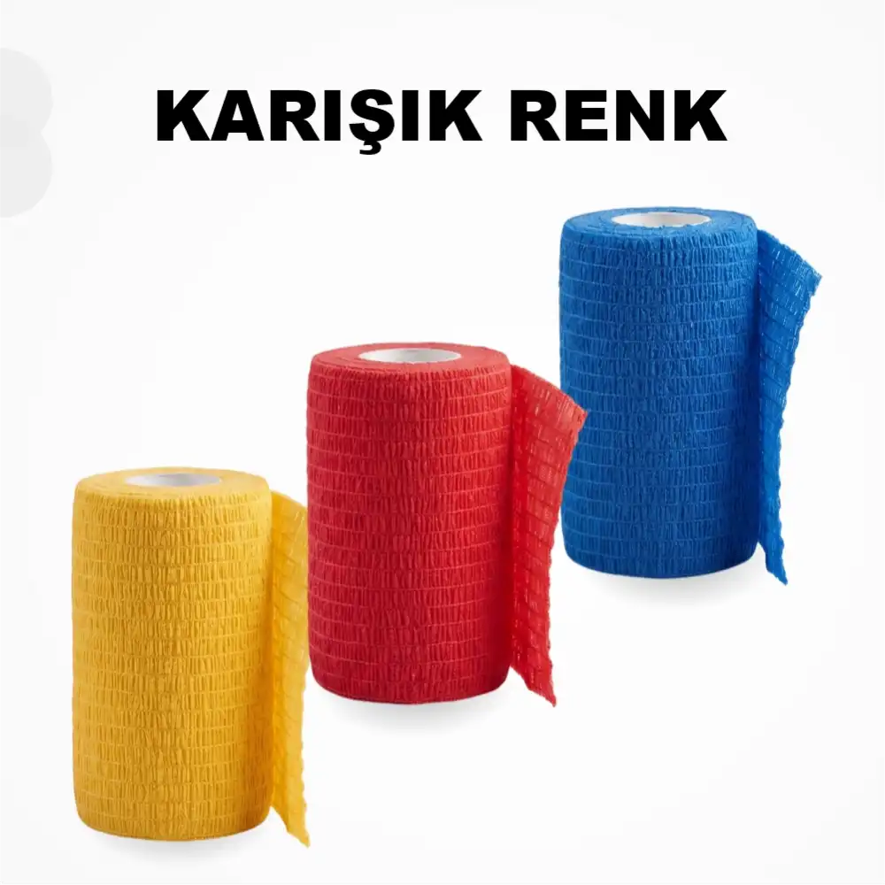 Sayberk Kendinden Yapışkanlı Bandaj (Coban Bandaj) 7,5cm x 4,5m