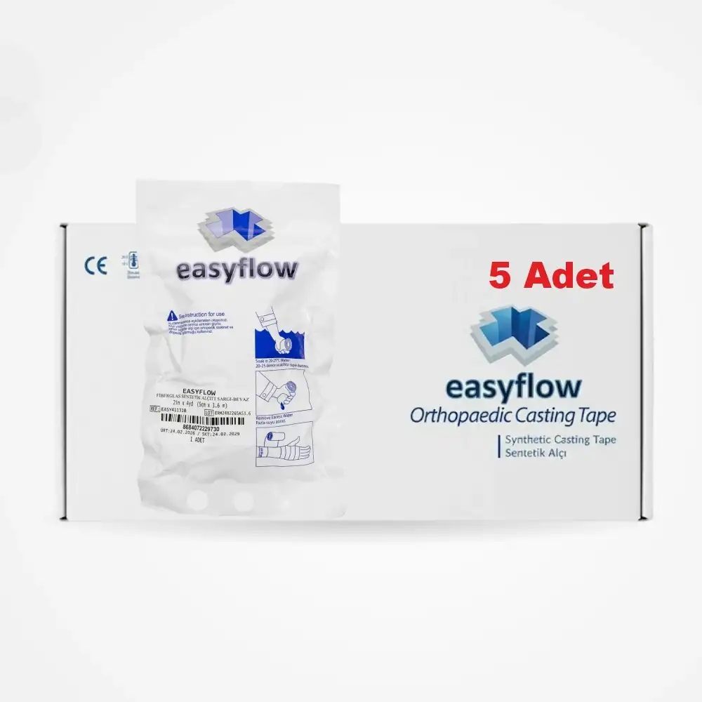 Easyflow Sentetik (Amerikan) Alçı (2inç) 5cm x 3.6m - 10 Adet