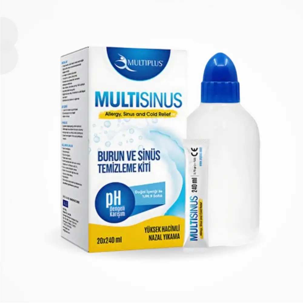 Multiplus Sinüs Rinse Burun ve Sinüs Temizleme Kiti - 10 Adet
