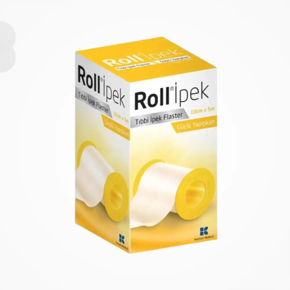 Roll İpek Flaster 10cm x 5m - 5 Adet