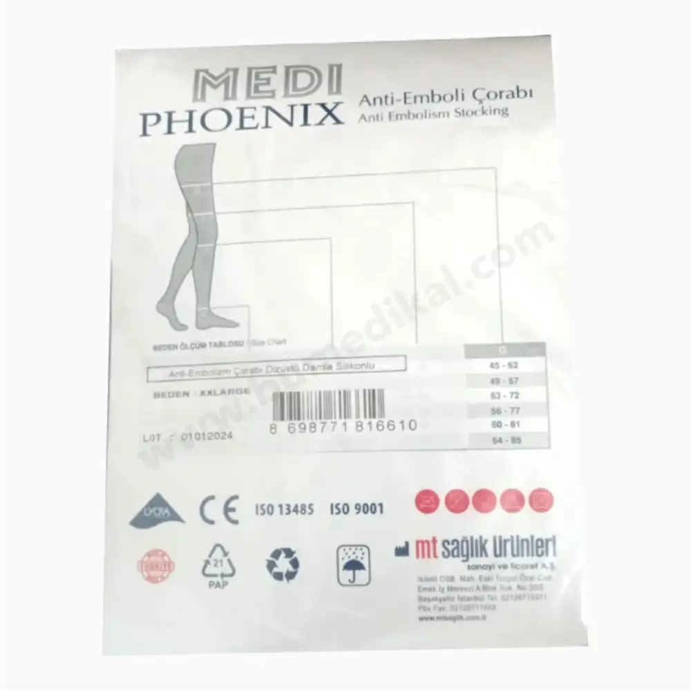 Anti Emboli Dizüstü Varis Çorabı L
