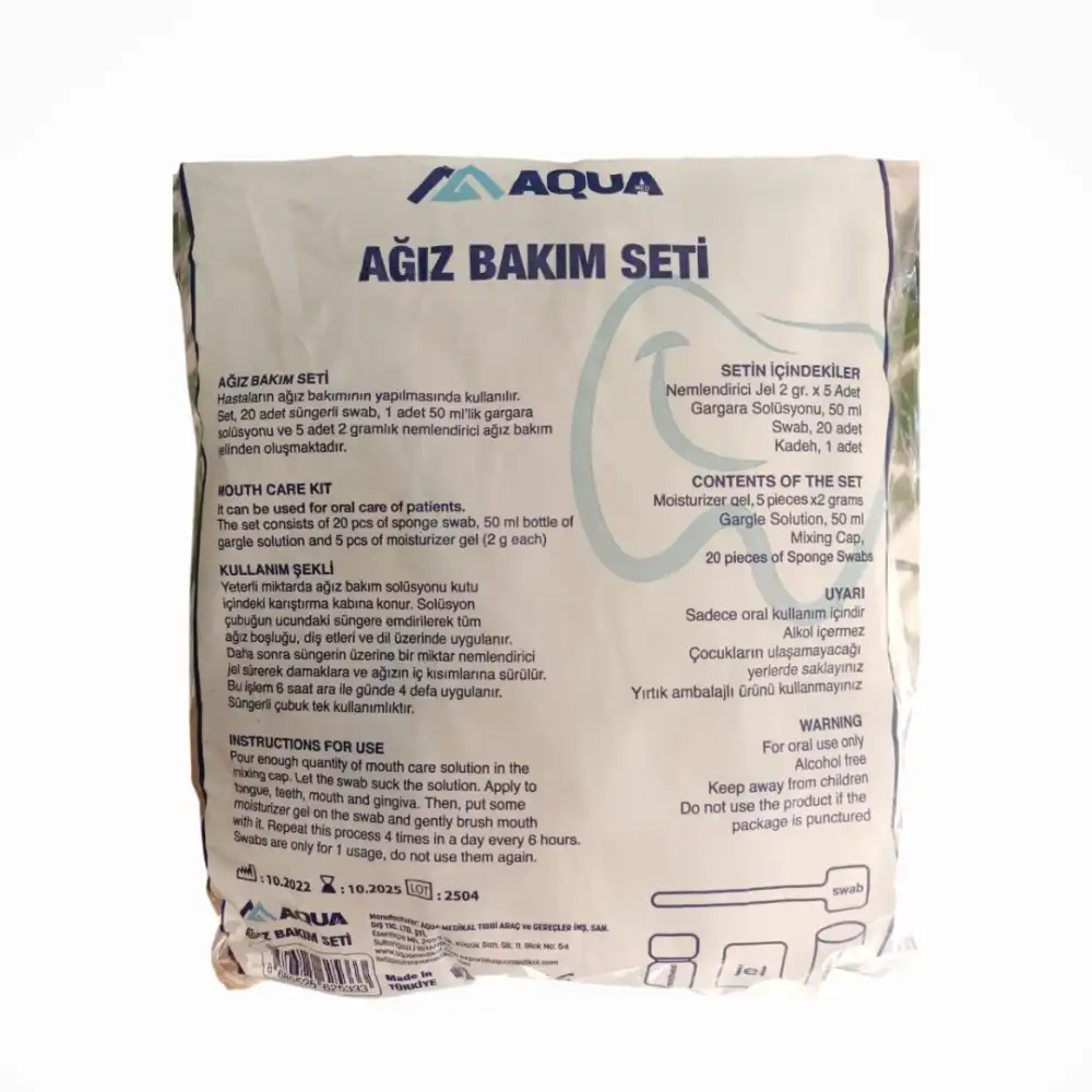 Aqua Ağız Bakım Seti 20’li Poşet Seti