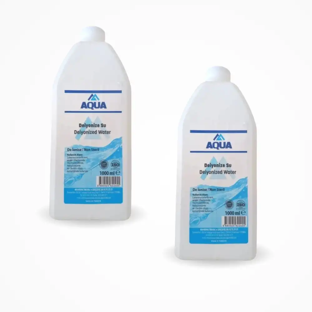 Aqua Deiyonize Su (Distile Su) 1 LT - 2 Adet