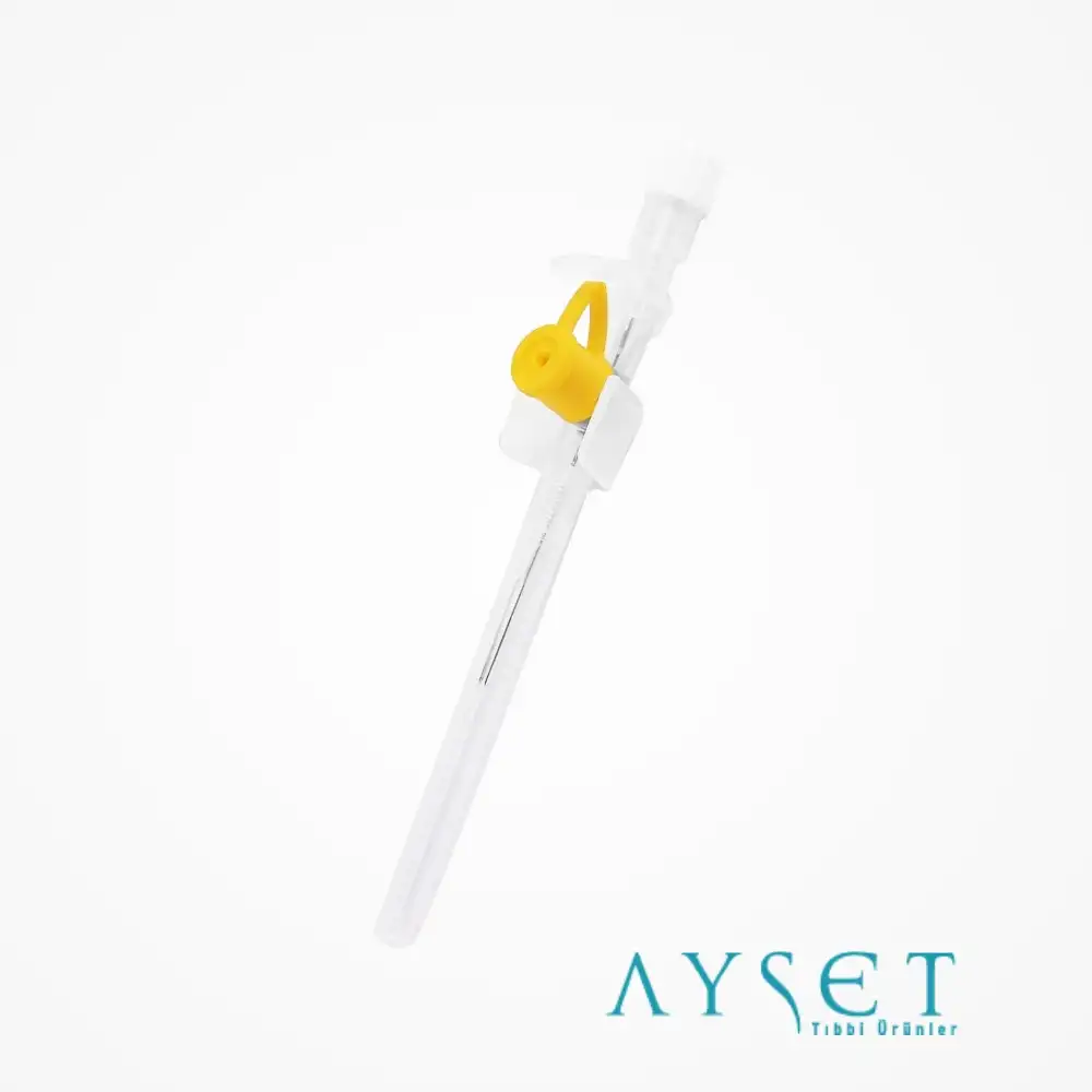 Ayset Branül (İntraket) Sarı 24G 100’lü Kutu