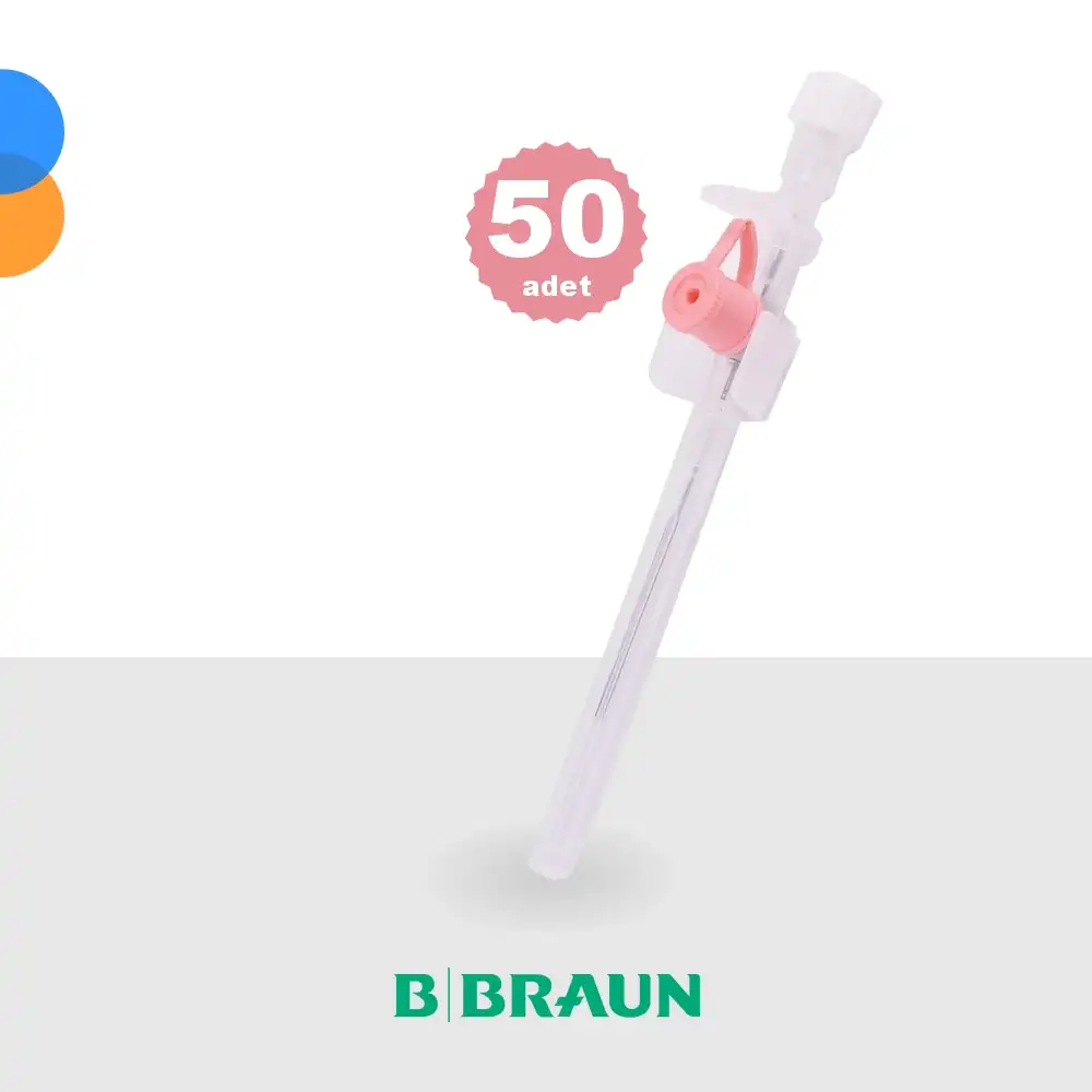 B Braun Vasofix Branül (Intraket) Pembe (20G) 50li Kutu